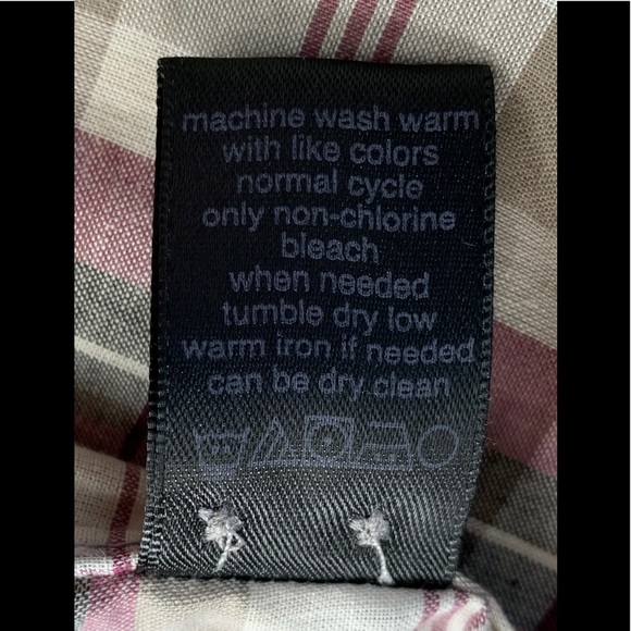 John Varvatos Men’s Large Long Sleeve Shirt Multi Color Plaid - Picture 9 of 13